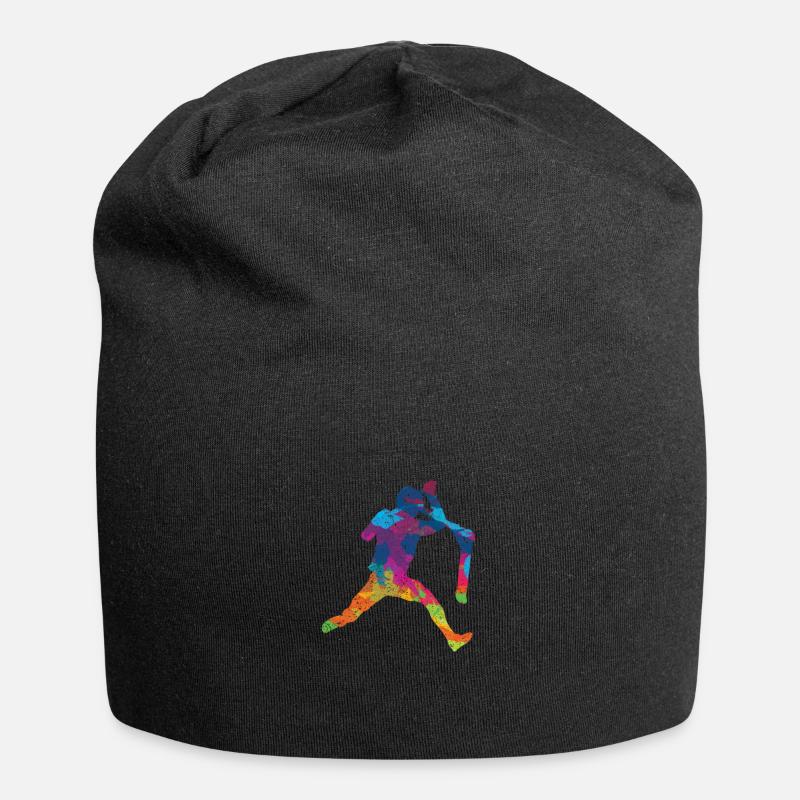 Scooter Tretroller Stunts Skatepark Geschenkidee - Jersey-Beanie - Schwarz