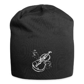 Violin Violin Violinist Viola Violin Player - Jersey Beanie - black - Front