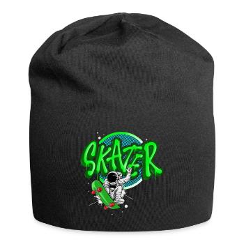 Skater - Jersey Beanie - black - Front
