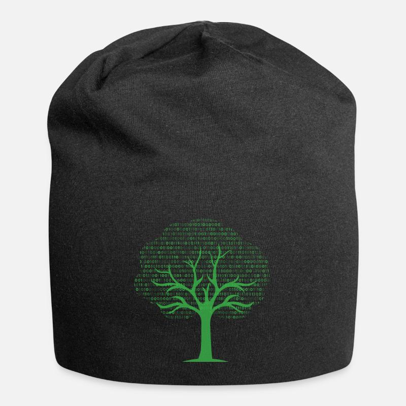 Binary Tree... Programmers & Nerd - Jersey Beanie - black
