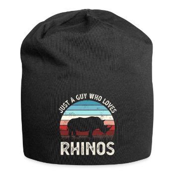 Nashorn Nashörner - Jersey-Beanie - Schwarz - Vorne