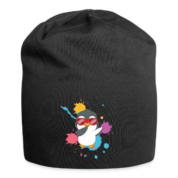 Dabbing Penguin Sweet - Jersey Beanie - black - Front
