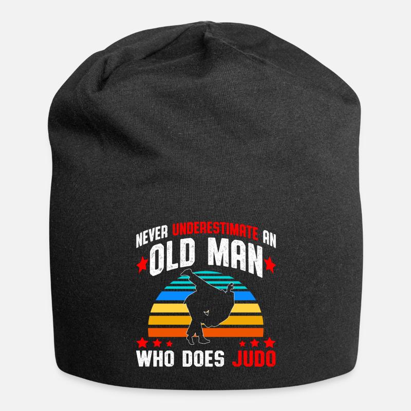 Judo - Jersey-Beanie - Schwarz