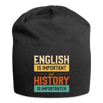 Sarcastic Education Gift For A History Teacher - Jersey-Beanie - Schwarz - Vorne