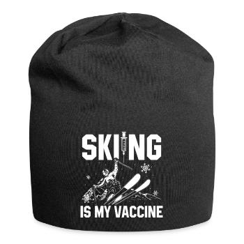 Ski - Jersey-Beanie - Schwarz - Vorne