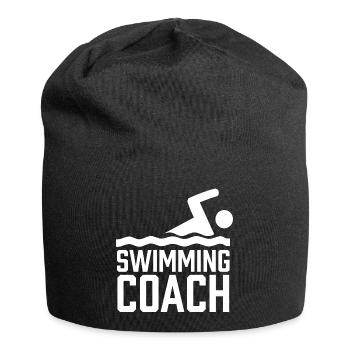 Swimming Coach Swimming Swimming Course Swimming Instructor - Jersey Beanie - black - Front