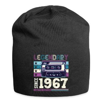 Legendary 1967 55th Birthday Gift Men - Fun - Jersey Beanie - black - Front