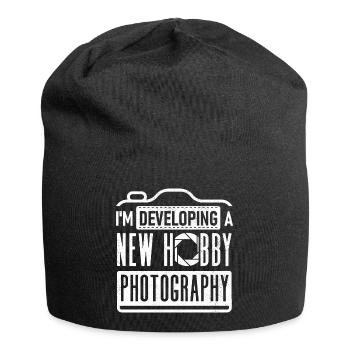 Photographer Photography Developing A New Hobby - Jersey Beanie - black - Front