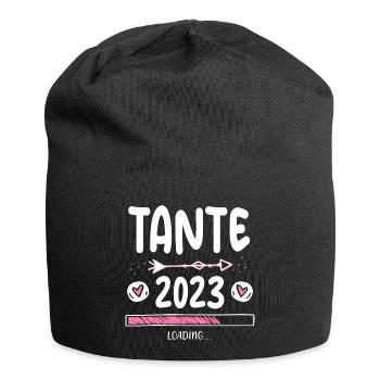 Tante 2023 Loading - Jersey-Beanie - Schwarz - Vorne