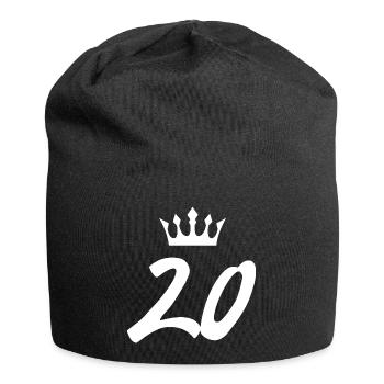 Couronne de 20 chiffres - Bonnet en jersey - noir - Devant
