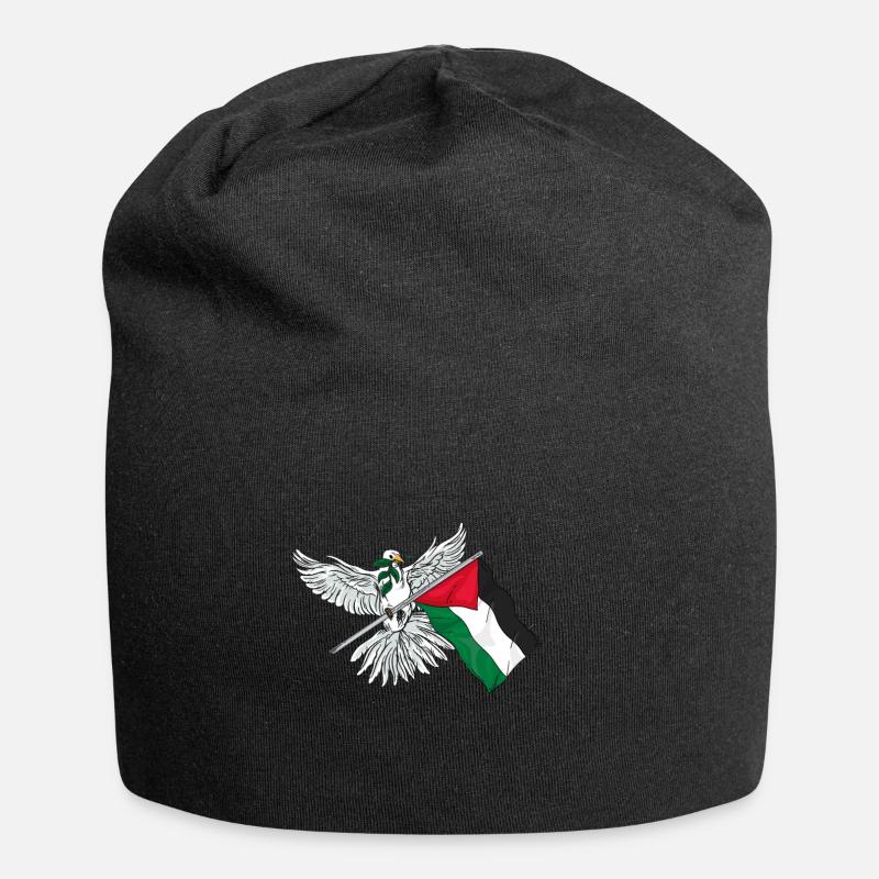 Palestine - Jersey Beanie - black