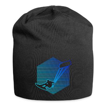 Kitesurf Kitesurf Kitesurf Kitesurfer Hommes - Bonnet en jersey - noir - Devant