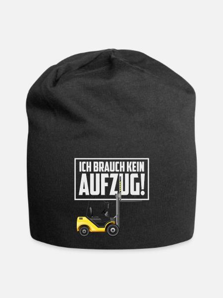 Gabelstapler Fahrer - Jersey-Beanie - Schwarz