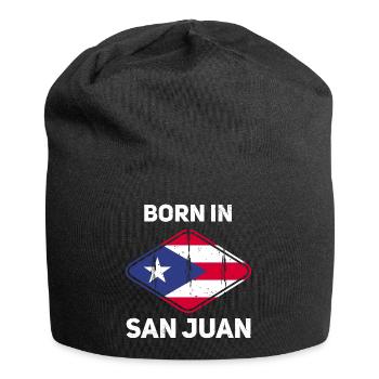 Porto Rico - Bonnet en jersey - noir - Devant