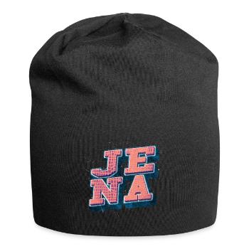 Jena Allemagne City Font Vintage Rétro - Bonnet en jersey - noir - Devant