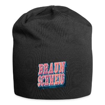 Braunschweig Allemagne City Font Vintage - Bonnet en jersey - noir - Devant