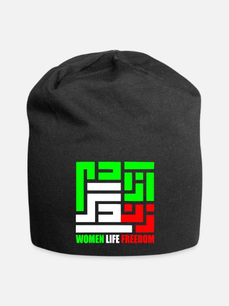 Women life freedom - Jersey-Beanie - Schwarz