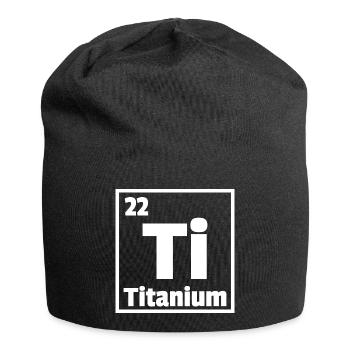 Titanium Ti Periodic Table of Elements - Jersey-Beanie - Schwarz - Vorne