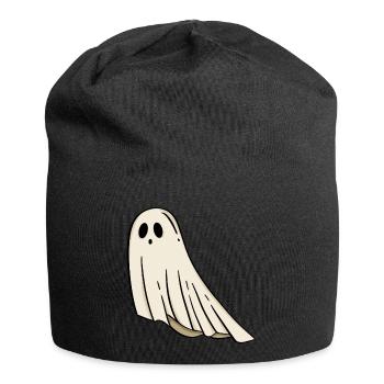 Halloween fantôme - Bonnet en jersey - noir - Devant