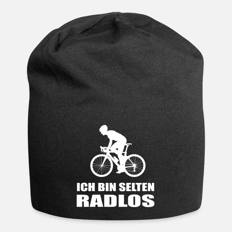 Fahrrad - Jersey-Beanie - Schwarz