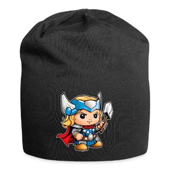 Bébé Viking Thor - Bonnet en jersey - noir - Devant