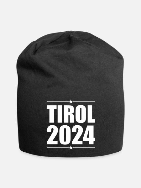 Tirol 2024 - Jersey-Beanie - Schwarz