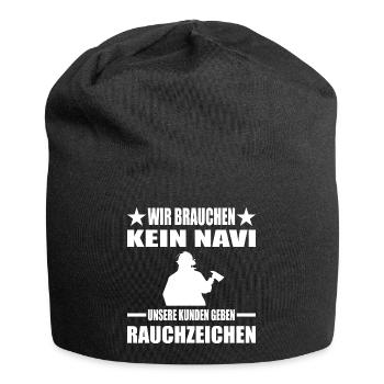 Feuerwehr - Jersey-Beanie - Schwarz - Vorne