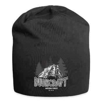 Abri extérieur de survie Bushcraft Adventure - Bonnet en jersey - noir - Devant