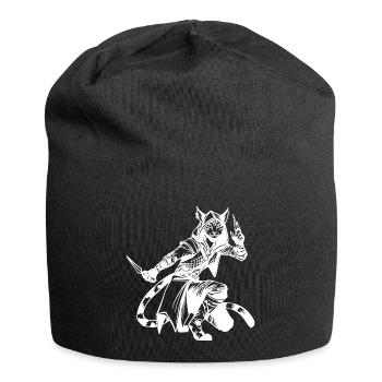 Tabaxi Rogue White - Jersey Beanie - black - Front