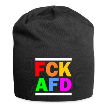 Fck afd - Jersey-Beanie - Schwarz - Vorne