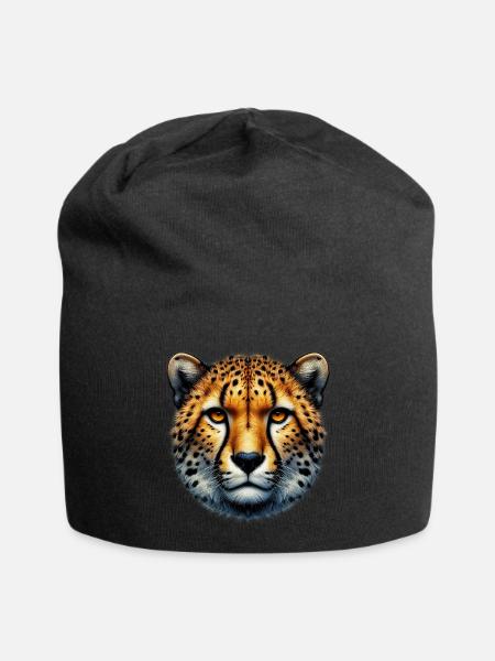 Gepard - Jersey-Beanie - Schwarz