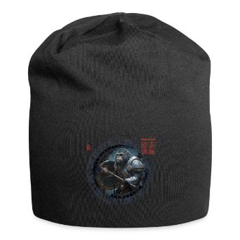 Boardgame Shirt, Board Game, Angry Monkey Axeman - Jersey Beanie - black - Front