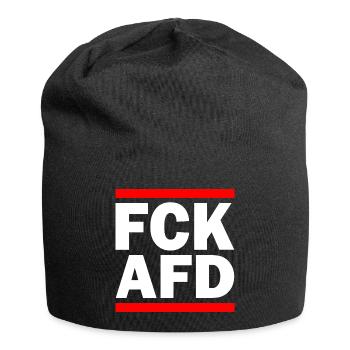 Fck afd - Jersey-Beanie - Schwarz - Vorne