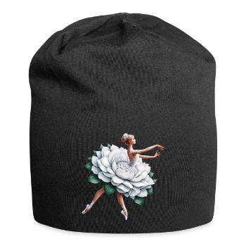 Ballet dancer with tutu - Jersey Beanie - black - Front