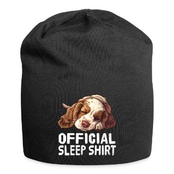 Offizielles Schlafshirt Englischer Cocker Englisch - Jersey-Beanie - Schwarz - Vorne