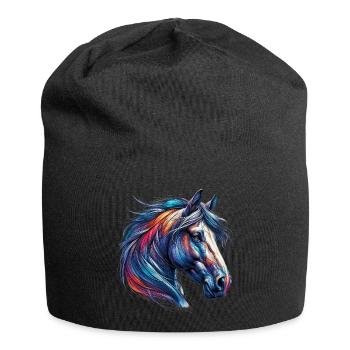 Horse - Jersey Beanie - black - Front