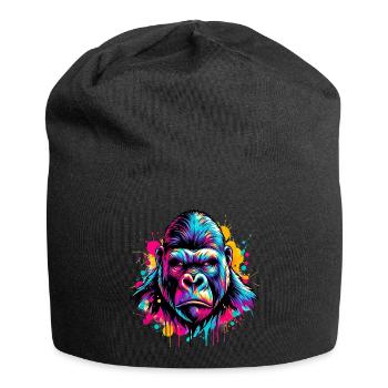 Gorilla - Jersey-Beanie - Schwarz - Vorne