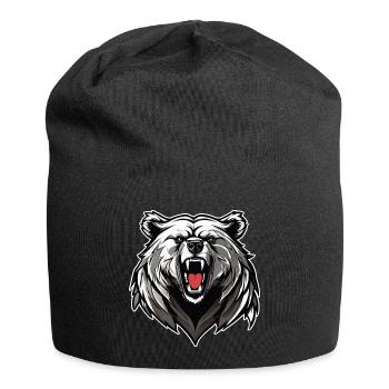 Proud Roaring Bear - Jersey Beanie - black - Front