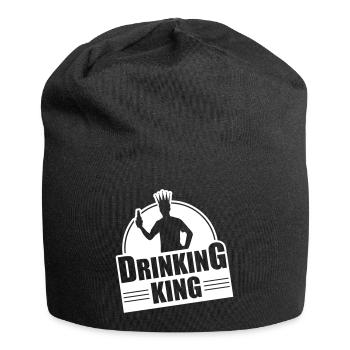 Boire de la bière Drinker King - Bonnet en jersey - noir - Devant