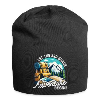 L’aventure de la troisième année commence - Bonnet en jersey - noir - Devant