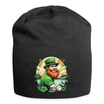 St. Patrick's Day Kleeblatt Baseball - Jersey-Beanie - Schwarz - Vorne