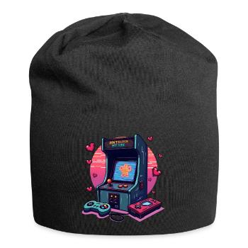 Don't Glitch my Vibe - Spieleautomat Games - Jersey-Beanie - Schwarz - Vorne