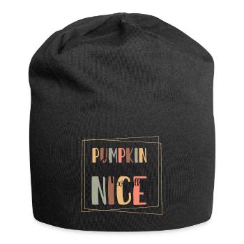Pumpkin spice - Jersey Beanie - black - Front