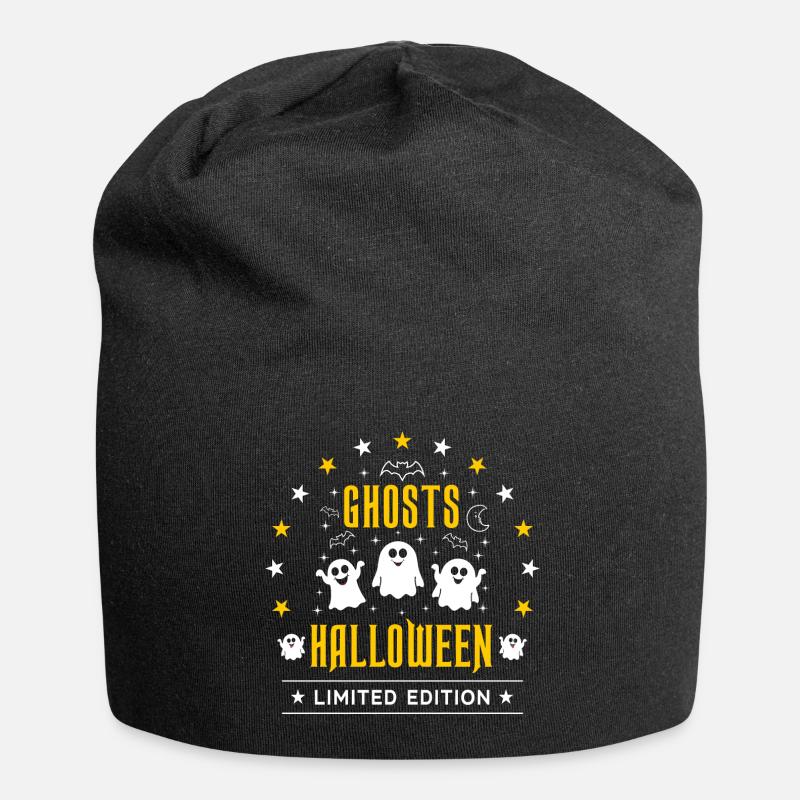 Halloween - Jersey-Beanie - Schwarz