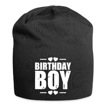 Birthday Boy Saying - Jersey Beanie - black - Front