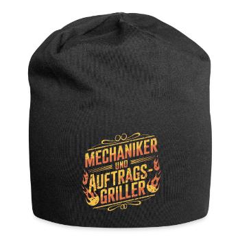 Mechaniker und Auftragsgriller - Jersey-Beanie - Schwarz - Vorne