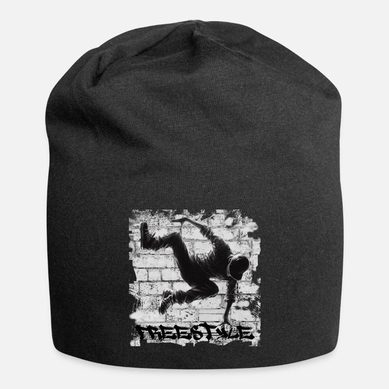 Freestyle - Jersey-Beanie - Schwarz