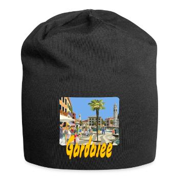 Gardasee - Jersey-Beanie - Schwarz - Vorne