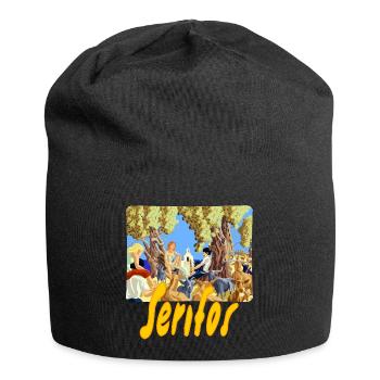 Serifos - Jersey-Beanie - Schwarz - Vorne