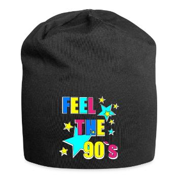Ressentez les années 90 - Bonnet en jersey - noir - Devant